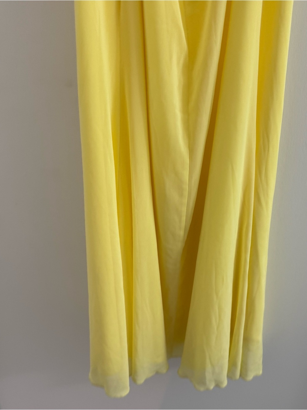 Beginning Boutique Elysium Yellow Open Back Maxi Dress Sz 12 Summer Wedding - Picture 13 of 14